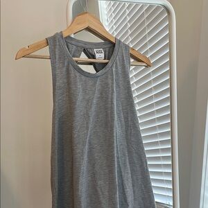 Vera Moda Gray Sleeveless Open Racerback Top